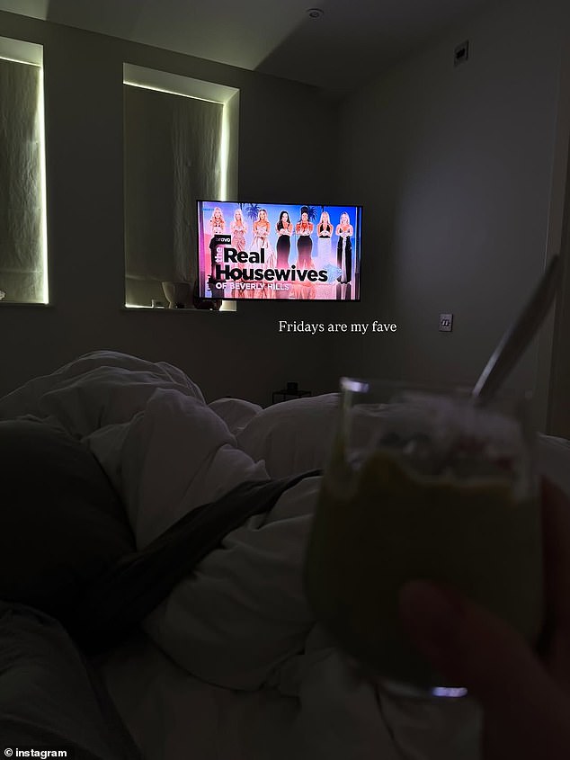 As part of her bed rest, Nicola shared how she has been enjoying The Real Housewives