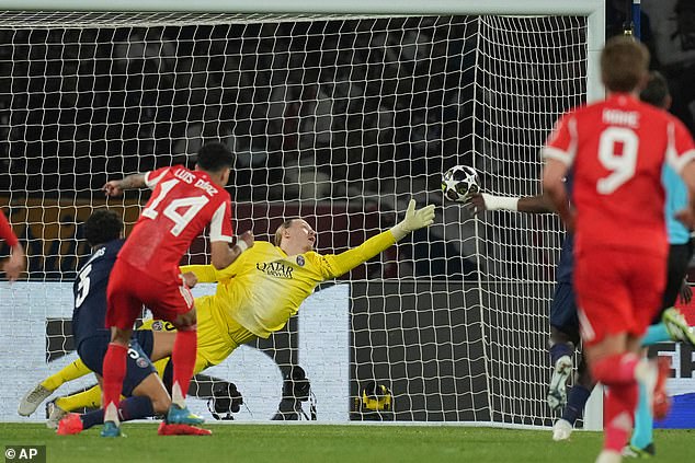 Luis Diaz's strike, after a superb Harry Kane pass, reduced the deficit to 5-4 on a night of beautiful anarchy