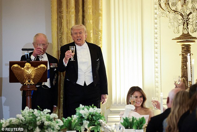 The King's visit comes as a furious Trump continues to slam UK Prime Minister Keir Starmer over his refusal to back US military operations in Iran