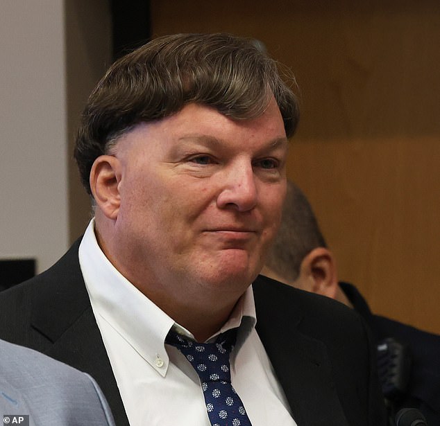 Rex Heuermann appears to smirk as he pleads guilty to murdering seven women and admits to killing an eighth in a court hearing earlier this month