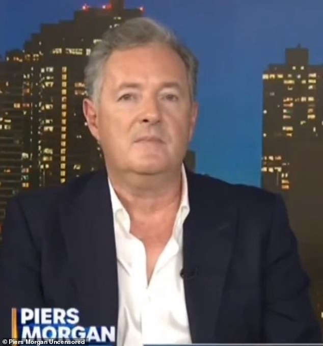 The interview also sparked a comparison between Piers and Jim Halpert from The Office after his hilarious look to the camera during an excruciating moment