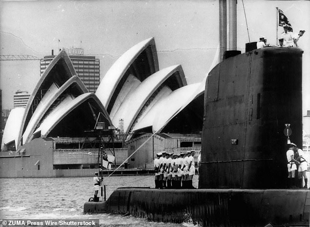 HMS Trump in Sydney in 1969. Built in 1944, Trump had a short but distinguished war career
