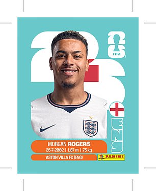 Aston Villa's Morgan Rogers (pictured) and Ezri Konsa are in contention to start for the Three Lions