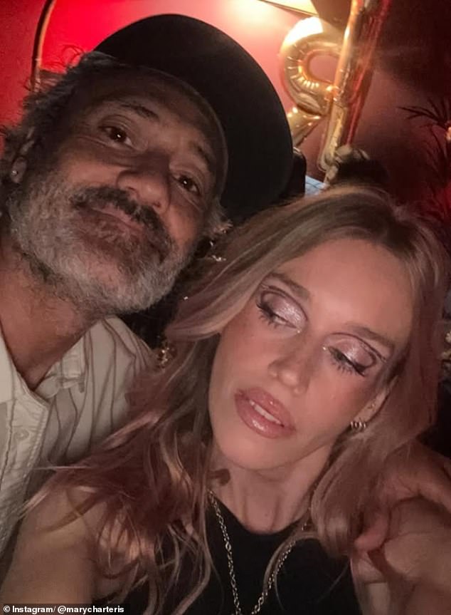 Rita Ora's husband, filmmaker and actor Taika Waititi, posed with the socialite at her birthday party