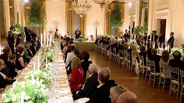 King Charles left guests in stitches with a cheeky dig at Donald Trump during a White House dinner