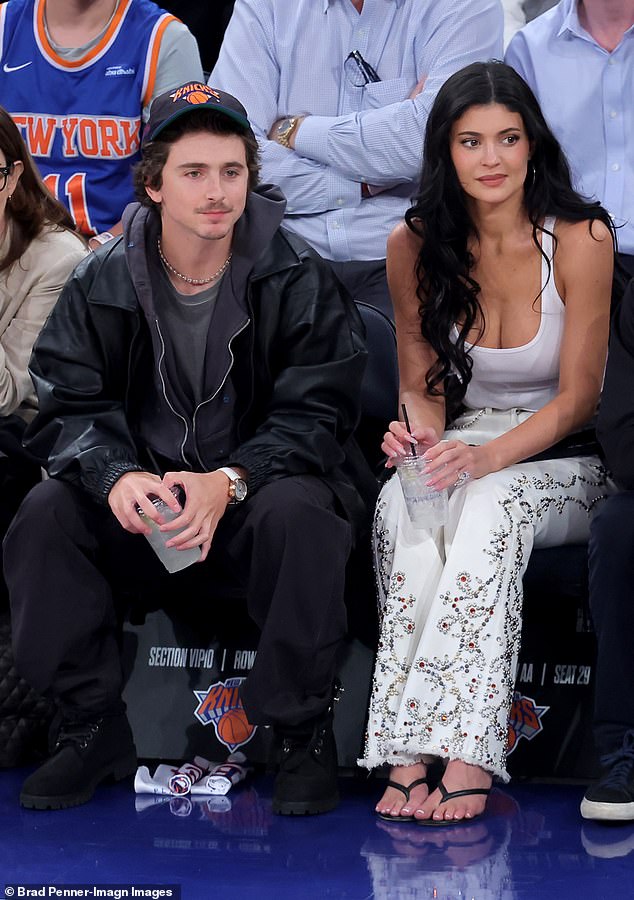 Chalamet and Jenner certainly seemed to be enjoying date night at Madison Square Garden