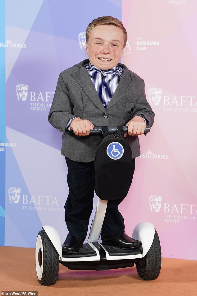 Lenny Rush attends the nominees' party for the Bafta Television Awards