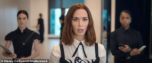 Emily Blunt's character Emily Charlton is reincarnated in the new film as a loathsome PR at Dior