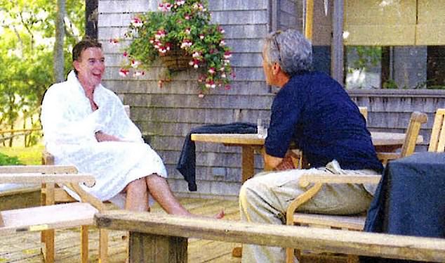 Mandelson and Epstein pictured together in one of the snaps recently released