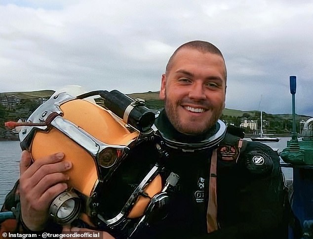Davis grew up working as a diver on oil rigs, 'surrounded by military men who wanted to beat men up, f*** women, take drugs, and get drunk'