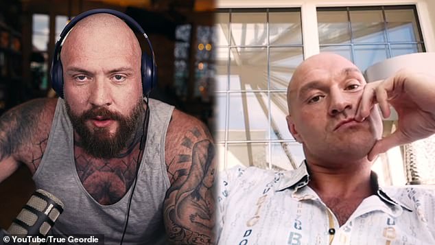 Davis has interviewed some of the biggest names in sport, including former world heavyweight boxing champion Tyson Fury (right)