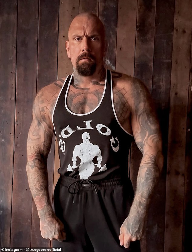 He began training hard, embarking on a body transformation which continues today