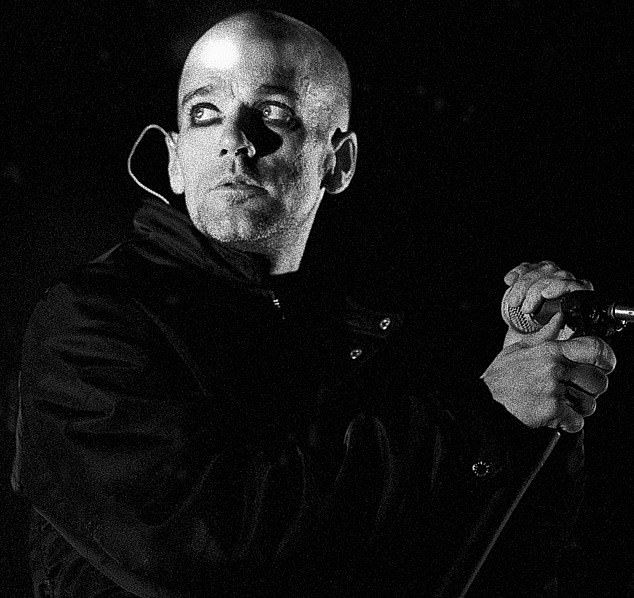 Stipe drew particular attention for his dashing looks, plaintive vocals and often unintelligible early lyrics that fans have spent years attempting to decode; pictured 1995