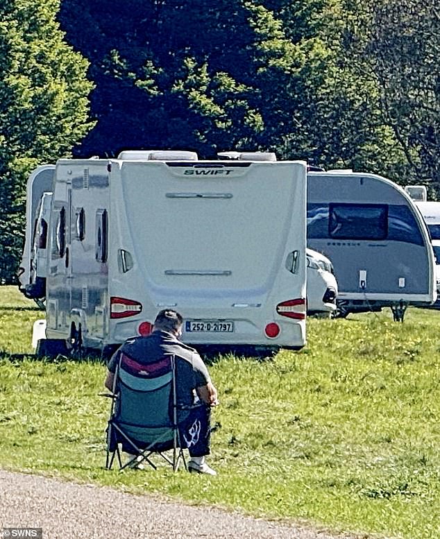 Travellers arrived on Saturday and despite council officials visiting the site, the caravans remain unmoved