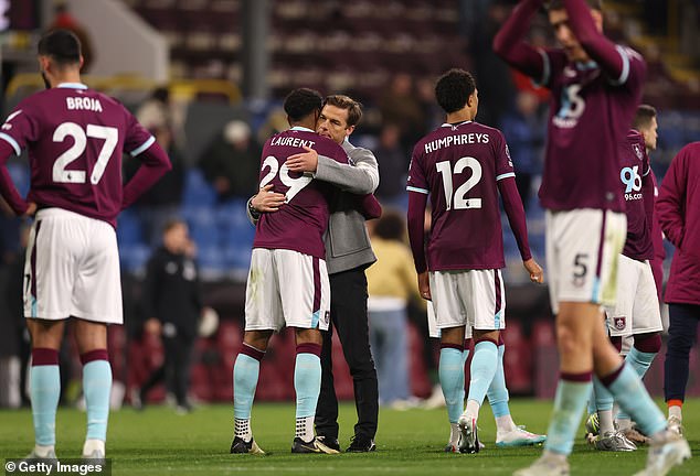 Burnley's relegation was confirmed last week after a 1-0 defeat at home against Man City