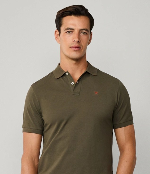 The Prince sported a khaki £90 polo, which he teamed with shorts - ready for some beach action - from midmarket brand Hackett
