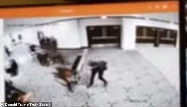 CCTV footage of the hotel attack released by Donald Trump