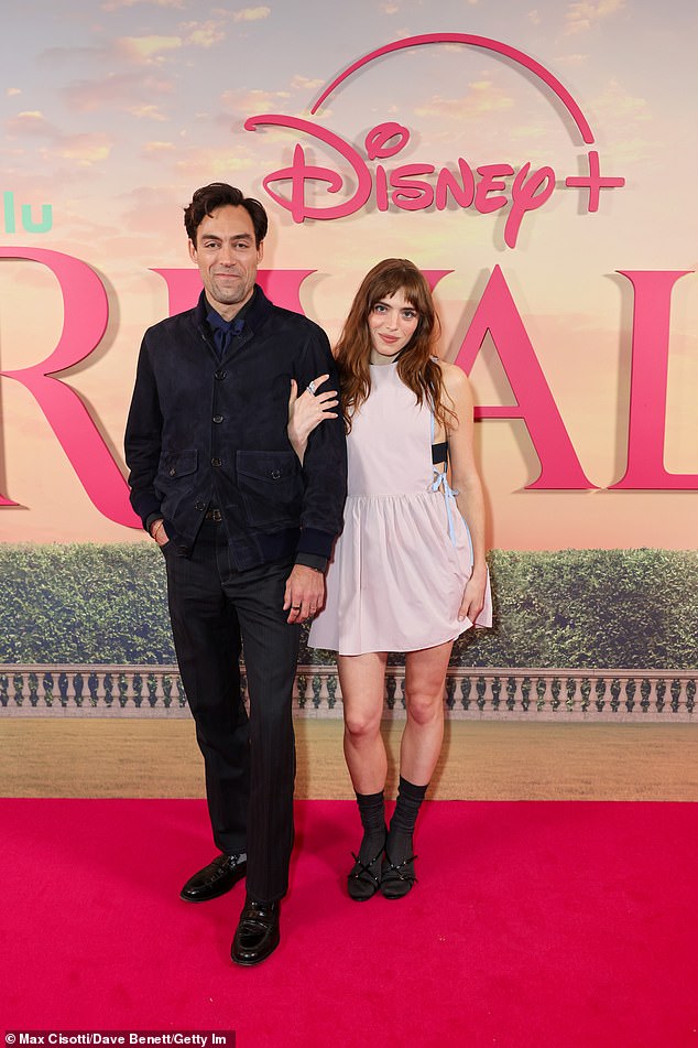 Alex Hassell and Bella Maclean posed for a photo together on the red carpet
