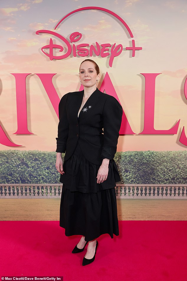 Katherine Parkinson also opted for a blazer but she teamed her's with a skirt