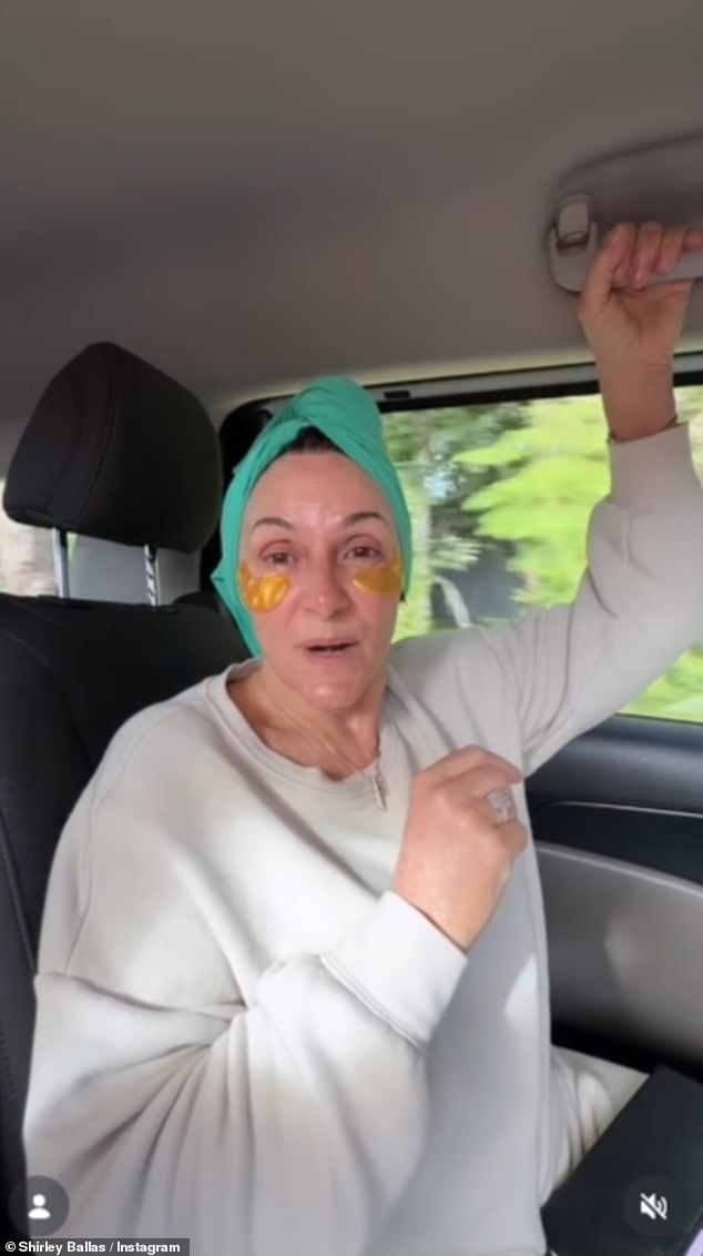 Her treatments come as she travelled to the press shoot day for the US spin-off of Dancing With The Stars