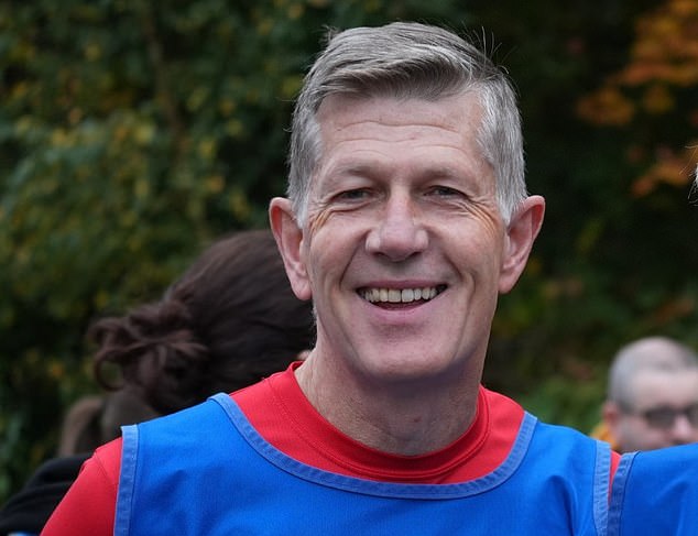 Mr Williams, pictured without the costume, said 'the whole thing was ridiculous' when asked