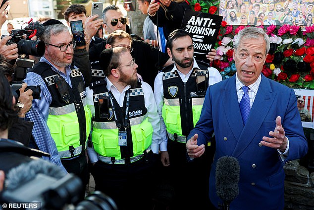 Reform Party leader Nigel Farage was out on Thursday morning speaking to locals and the media