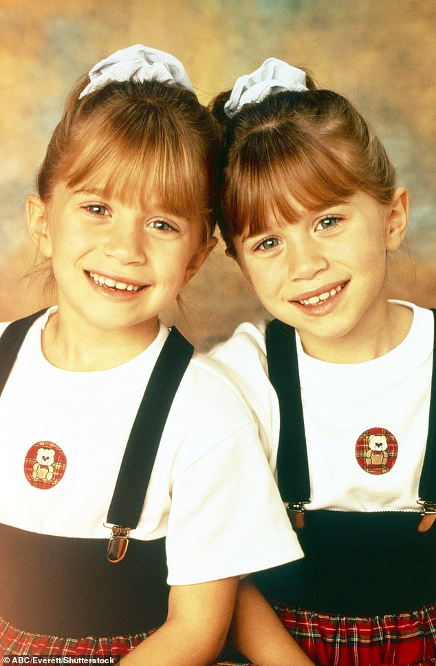 Sweetin said she and the Olsen twins used to frequently spend time together off set and bonded as they grew up together on the show; Mary-Kate and Ashley seen in 1994