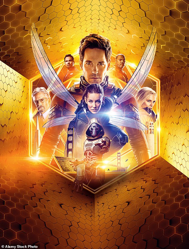 '@disney SHAME ON YOU for turning your back on the people who built the power you are now using to throw them away,' she added in a fury; Lilly is pictured on the poster for Ant-Man And The Wasp (2018)