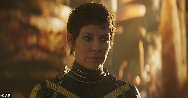 She appeared opposite Paul Rudd as Hope van Dyne — the daughter of Michael Douglas's Hank Pym and Michelle Pfeiffer's Janet van Dyne — in 2015's critically acclaimed Ant-Man and its sequels, as well as 2019's Avengers: Endgame; pictured in Ant-Man And The Wasp: Quantumania