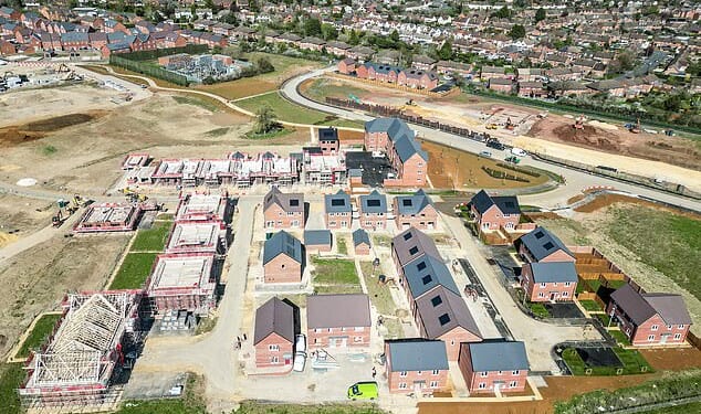New homes seen being built close to the Grade 1-listed farm; furious residents living near Mary Arden's Farm say Shakespeare would be turning in his grave at the sprawling development