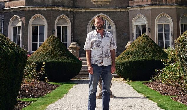 Charles Courtenay, the 19th Earl of Devon, a barrister who was once married to former Baywatch actress A. J. Langer