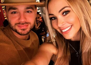 Adam Thomas' wife Caroline has called David Haye and Jimmy Bullard a 'pack of vultures' in a shocking statement after the I'm A Celebrity finale