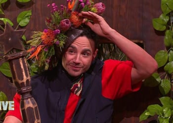 Adam Thomas allegedly ripped up his crown and threw it to the ground after David Haye 'goaded him' in unseen footage from the I'm A Celeb final