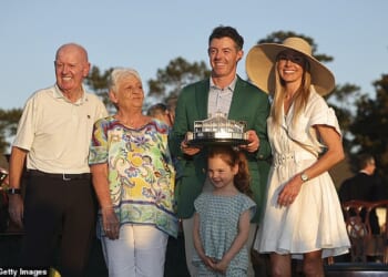Rory McIlroy paid tribute to his family after winning his second-straight Masters title on Sunday