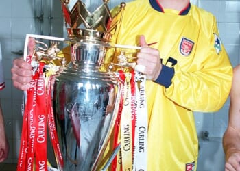 Former Arsenal goalkeeper Alex Manninger has died after suffering a tragic car accident in Austria (pictured in 1998)