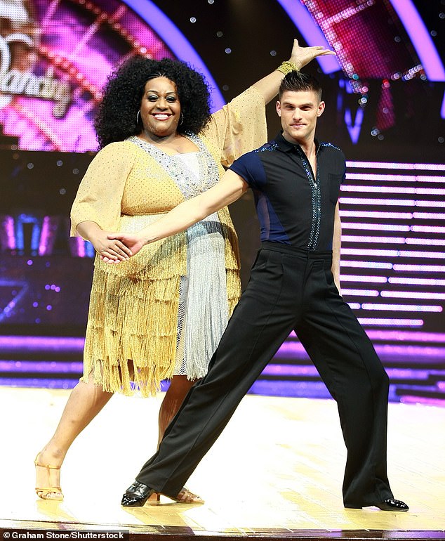 Alison had long been among the rumoured names to join Strictly, however as her schedule fills up it could now mean the BBC competition is off the cards (pictured on the show in 2015)