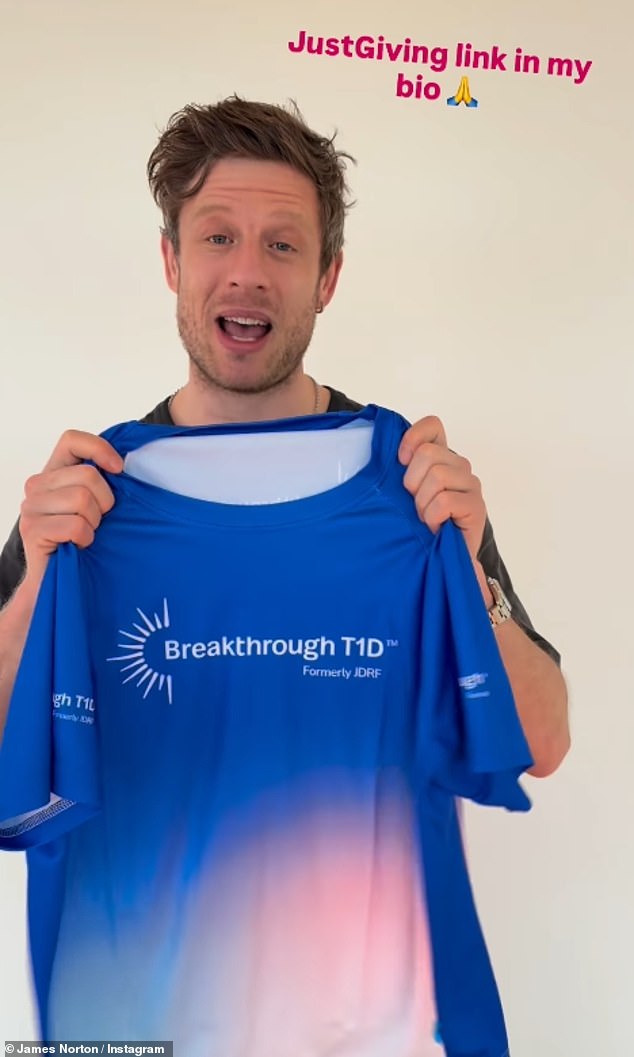 Actor and star of House of Guinness, James Norton, 40, is taking on his first London Marathon for the charity Breakthrough T1D, following his own diagnosis of type 1 diabetes aged 22