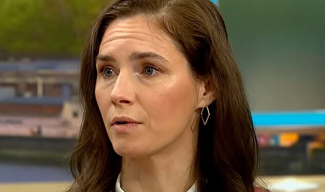 Amanda Knox, now a global campaigner for the wrongly convicted, appeared on Good Morning Britain today