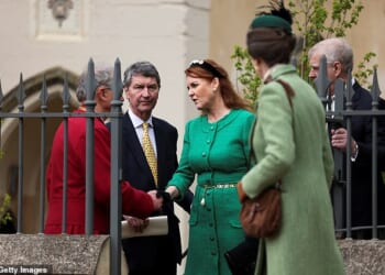 Andrew Mountbatten-Windsor was desperate to flaunt his 'blue blood' status superiority over royal rival Sir Tim Laurence at the Royal Family's Easter celebrations in 2023, a body language expert has claimed