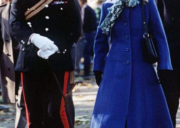 At the age of 86, Andrew Parker Bowles has slipped into a new role as a right-hand man to the royals, including Princess Anne (pictured together in Hyde Park, London, in 1989)