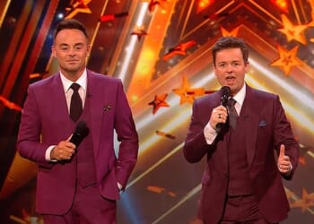 Ant and Dec took a jibe at the explosive I'm A Celeb'drama' as they made their return to TV for the Britain's Got Talent semi final and warned judges to behave