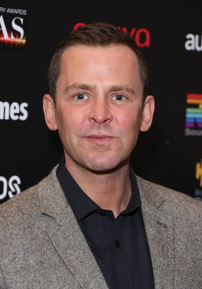 Scott Mills attends the Audio Radio & Industry Awards 2020.