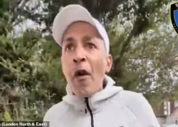 A Jewish man has been left fearing for his life after a stranger began punching out and shouting 'dirty mother f****** Jew' at his victim during the unprovoked assault