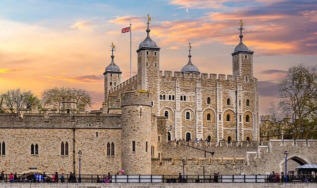 A family of four can visit the Tower of London (pictured) for just £4 instead of £111 if one parent receives universal credit