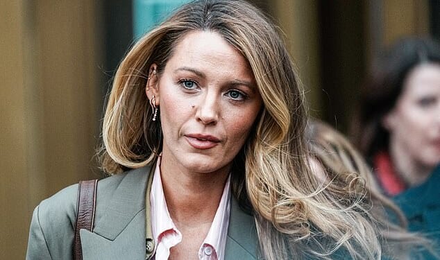 Blake Lively, 38, put aside her legal headaches to celebrate Easter with her family on Sunday. Pictured in February 11 in NYC