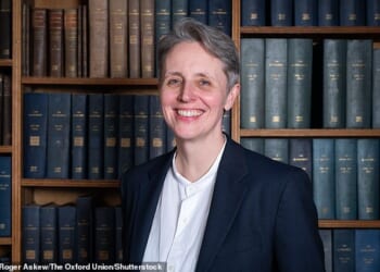 A judge has overturned a £585,000 fine imposed on Sussex University for adopting a transgender policy which led to Professor Kathleen Stock (pictured) feeling she had to resign
