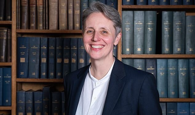 A judge has overturned a £585,000 fine imposed on Sussex University for adopting a transgender policy which led to Professor Kathleen Stock (pictured) feeling she had to resign