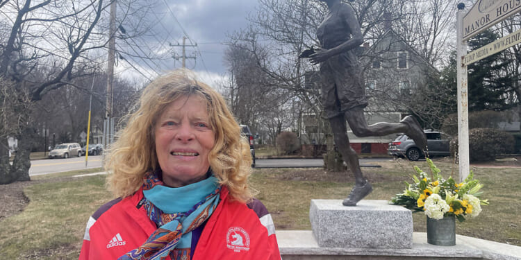 Bobbi Gibb proved women could run the Boston Marathon. Now her statue marks the start.