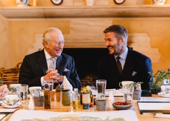 King Charles and David Beckham bonded over their love of the outdoors at Highgrove