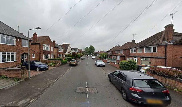 Wensley Road in Woolthorpe, Nottingham, where a 13-year-old girl suffered serious injuries during a stabbing in broad daylight